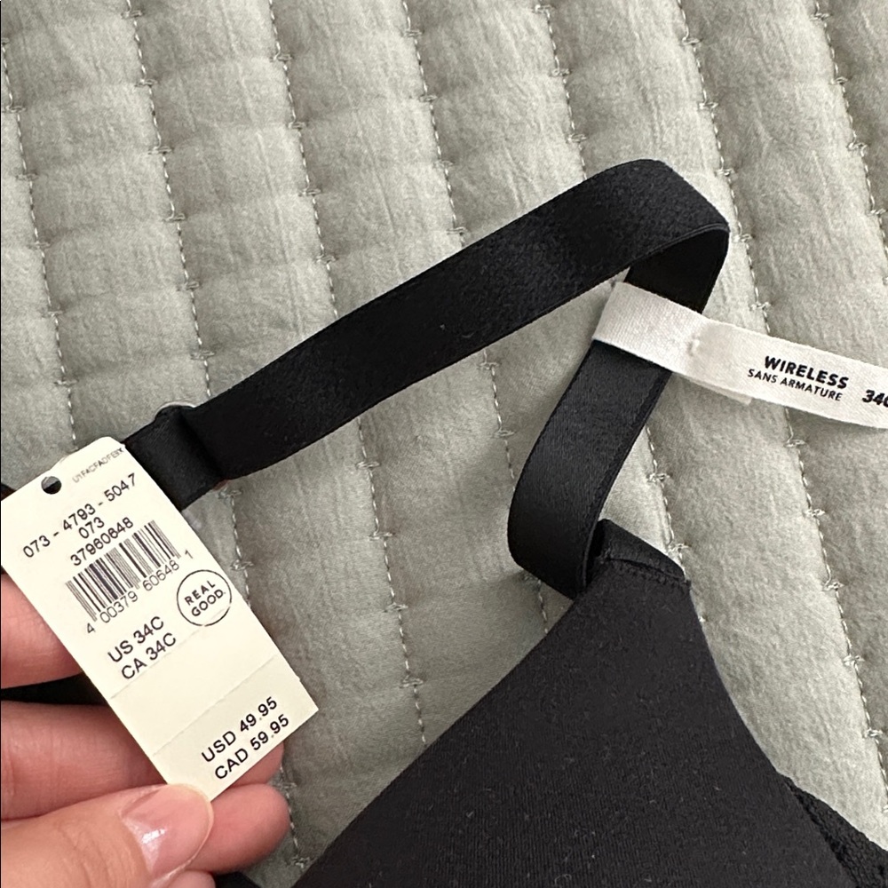 Aerie Real Sunnie Wireless Lace Racerback Bralette - Picture 2 of 4